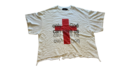 distressed savior t-shirt